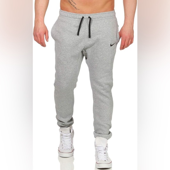 Nike Other - Men’s Nike Dri-Fit Fleece gray grey Small Sweatpants Pants joggers NWOT swoosh